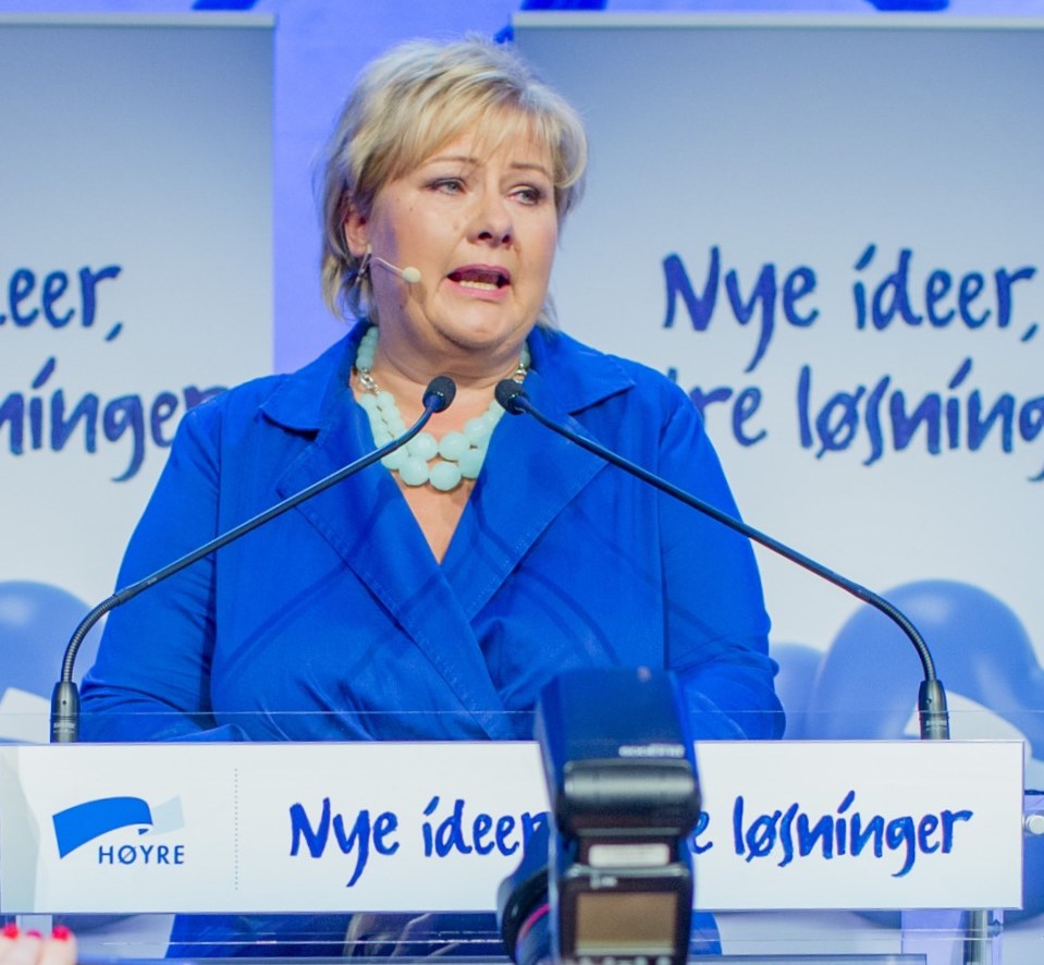 New Norwegian Prime Minister, Erna Solberg