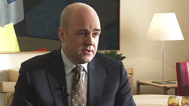 Swedish Prime Minister, Fredrik Reinfeldt