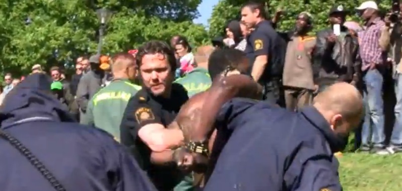 Police brutality in sweden