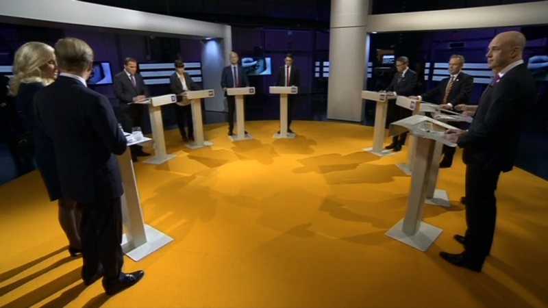 Swedish political leaders debate